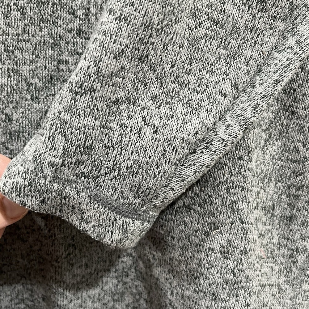 Womens Lands End Sport Gray Tunic Sweatshirt With High Neckline Long Sleeve Sm - Picture 7 of 10